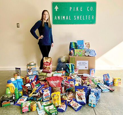 Pike teen collects food, supplies for Pike animal shelter